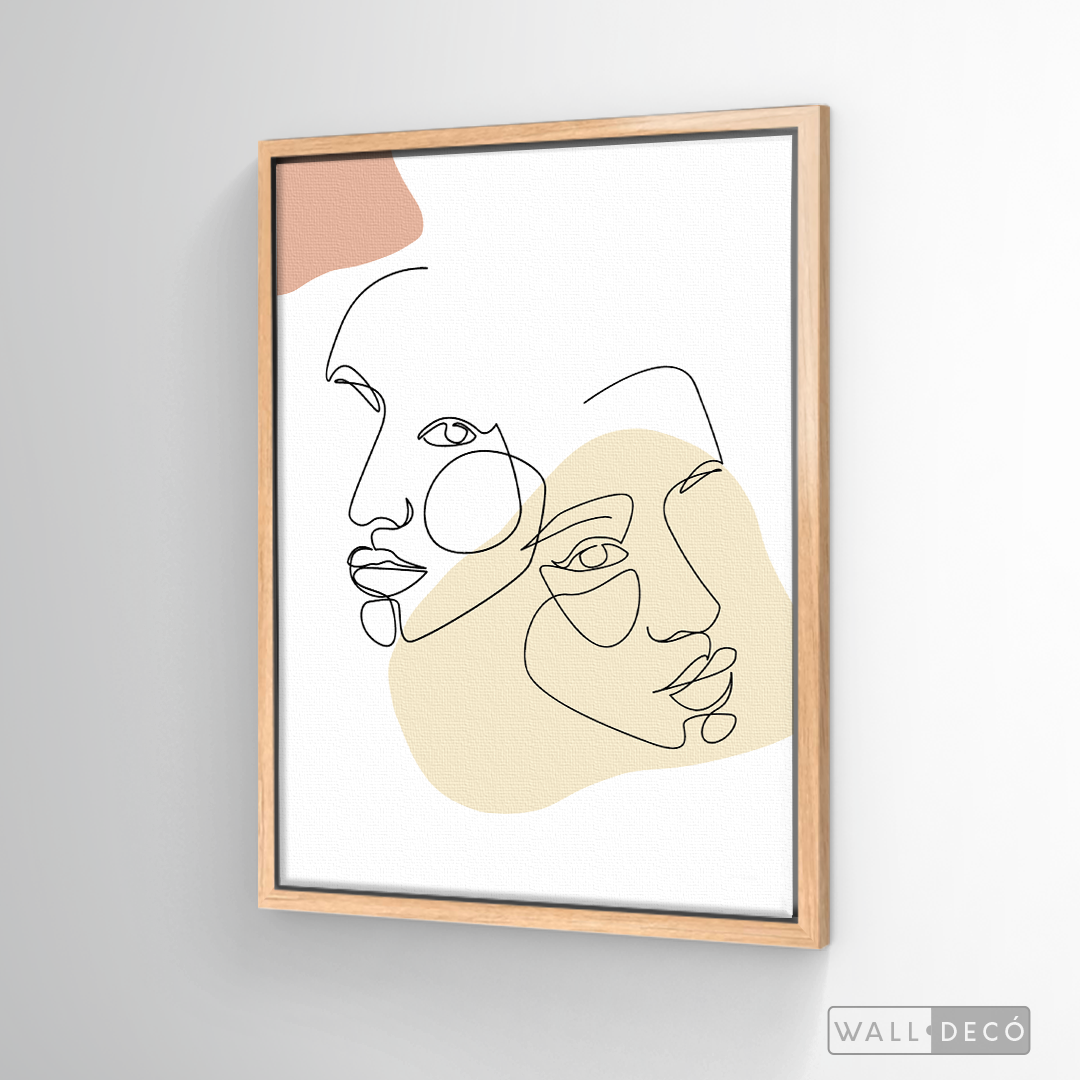 Cuadro Face Lines Cercanía