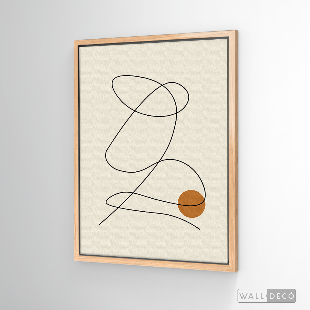 Cuadro Minimalista Knot Café