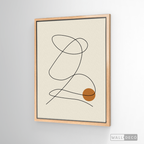 Cuadro Minimalista Knot Café