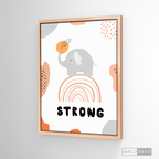 Cuadro Infantil Elefante Strong