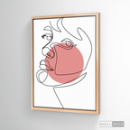Cuadro Face Lines Eva