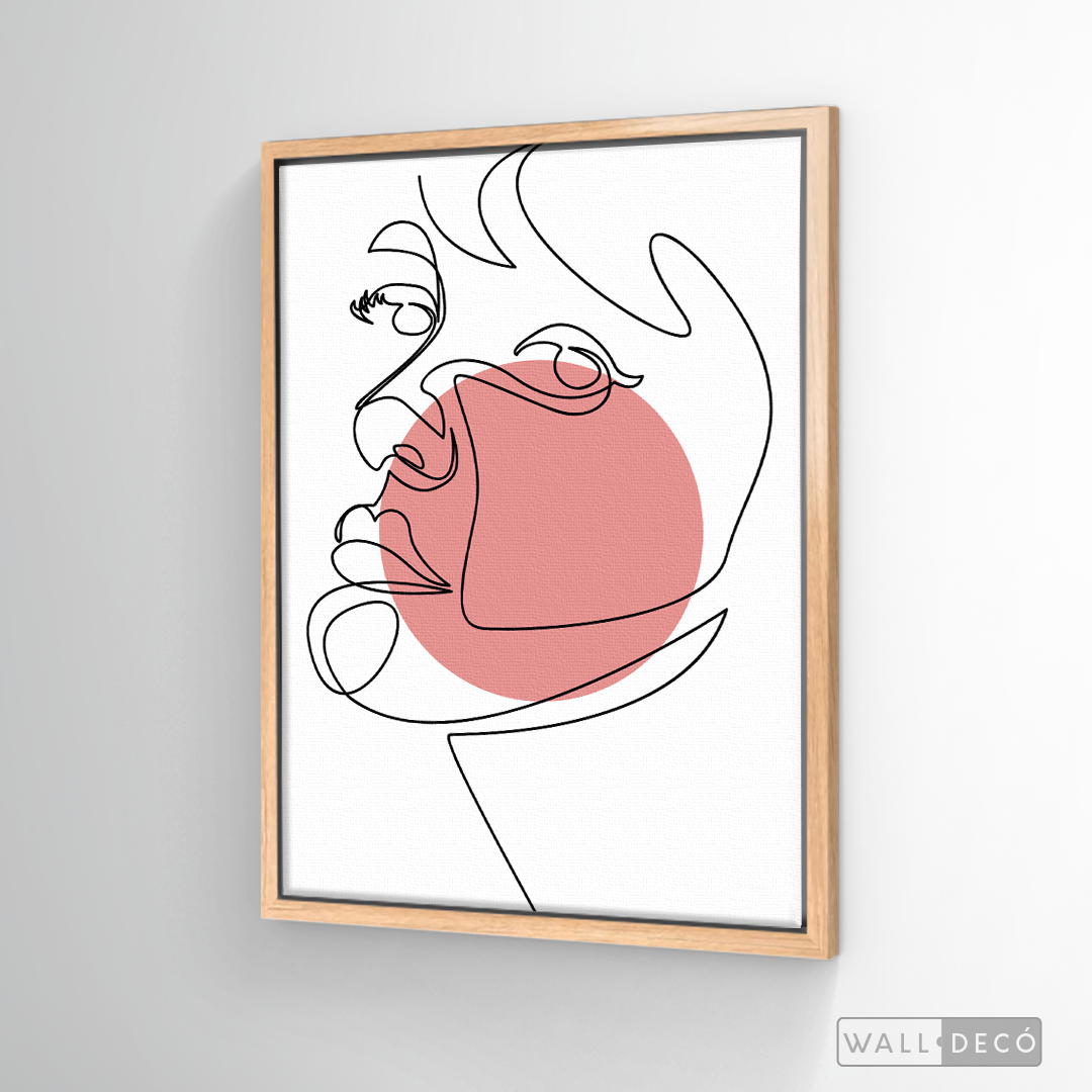 Cuadro Face Lines Eva