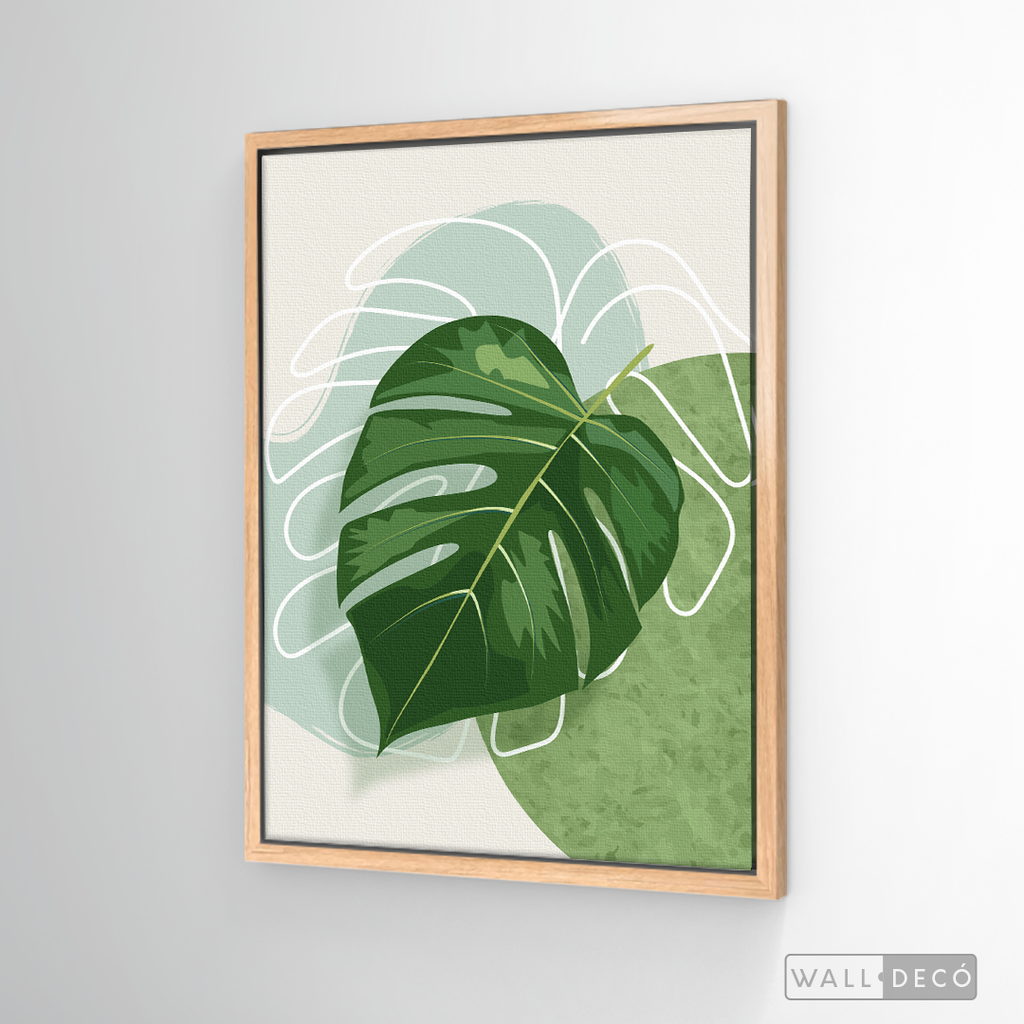 Cuadro Botánico Monstera Tropical