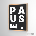 Cuadro Minimalista Pause