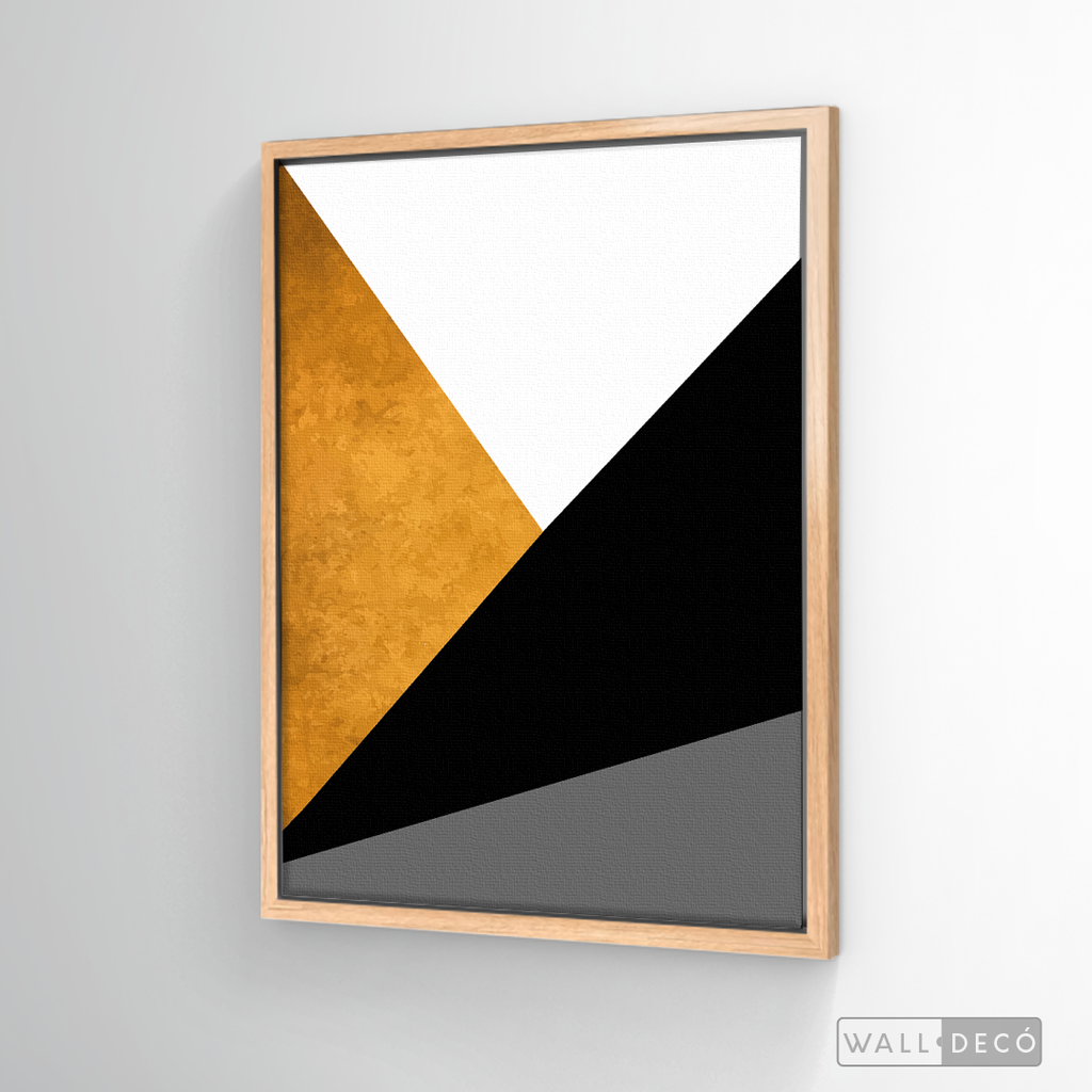 Cuadro Abstracto Prisma Triangular