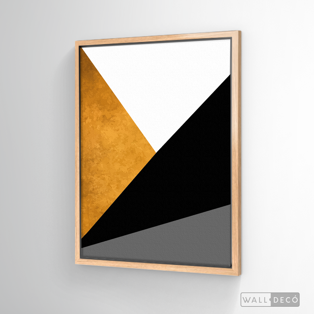 Cuadro Abstracto Prisma Triangular