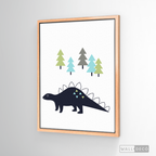 Cuadro Infantil Dino
