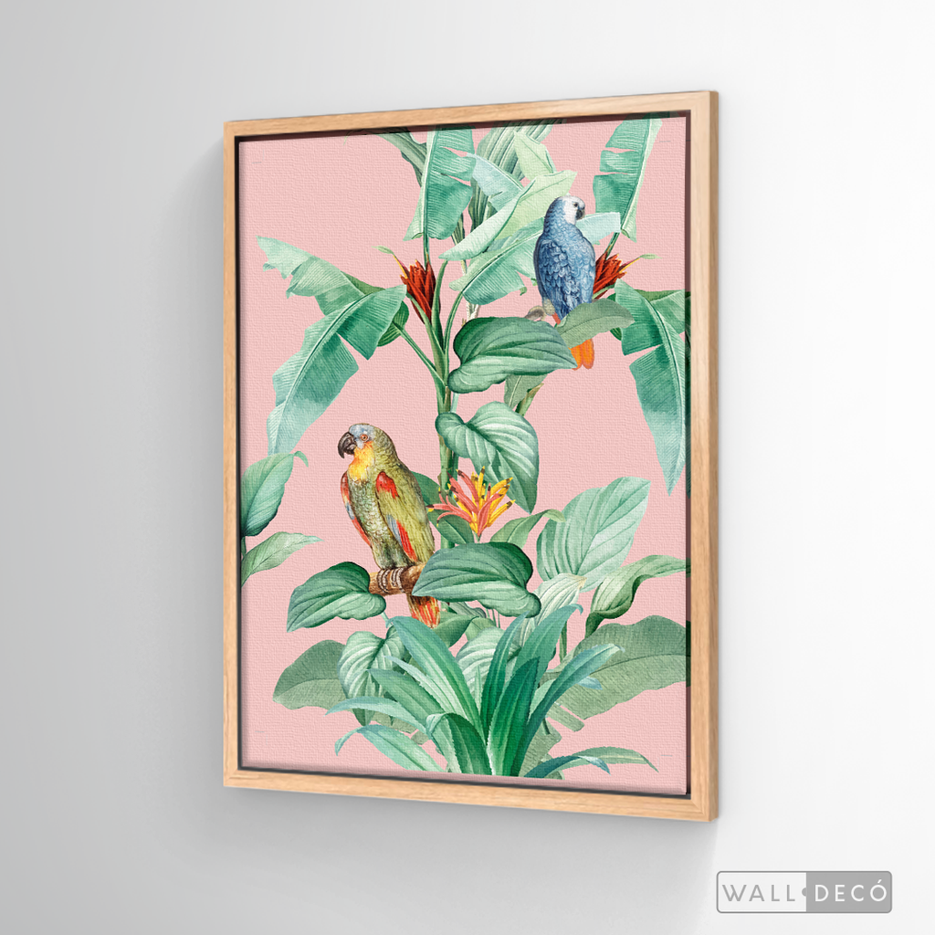 Cuadro Aves Loro Real