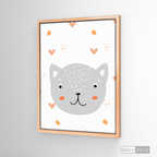 Cuadro Infantil Lindo Gatito