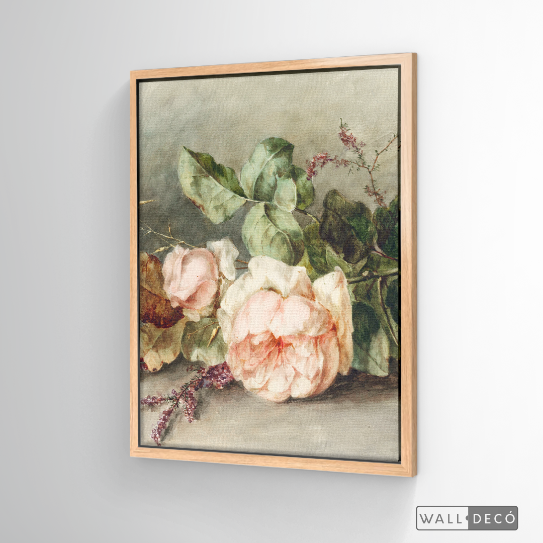 Cuadro Arte Vintage Rose
