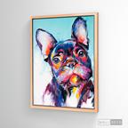 Cuadro Arte Bulldog Frances Color