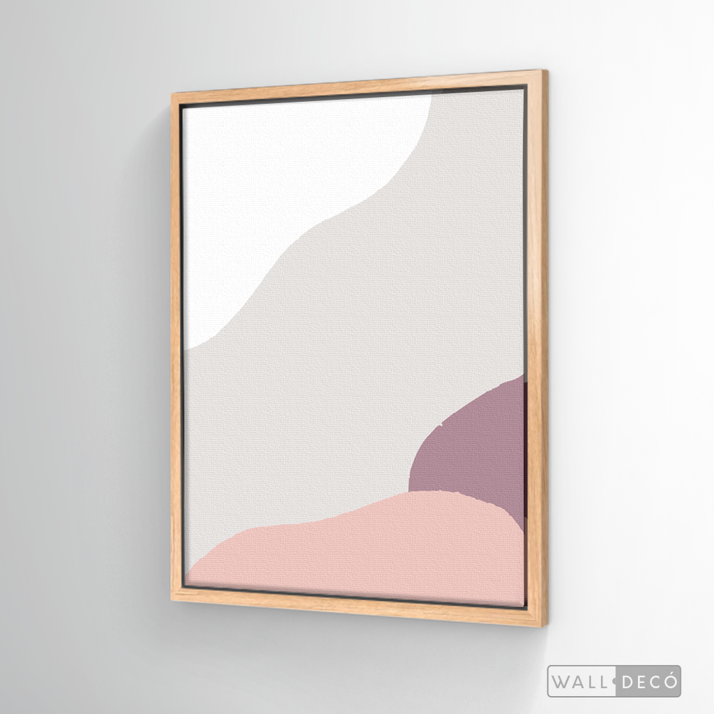 Cuadro Moderno Formas Oblicuo