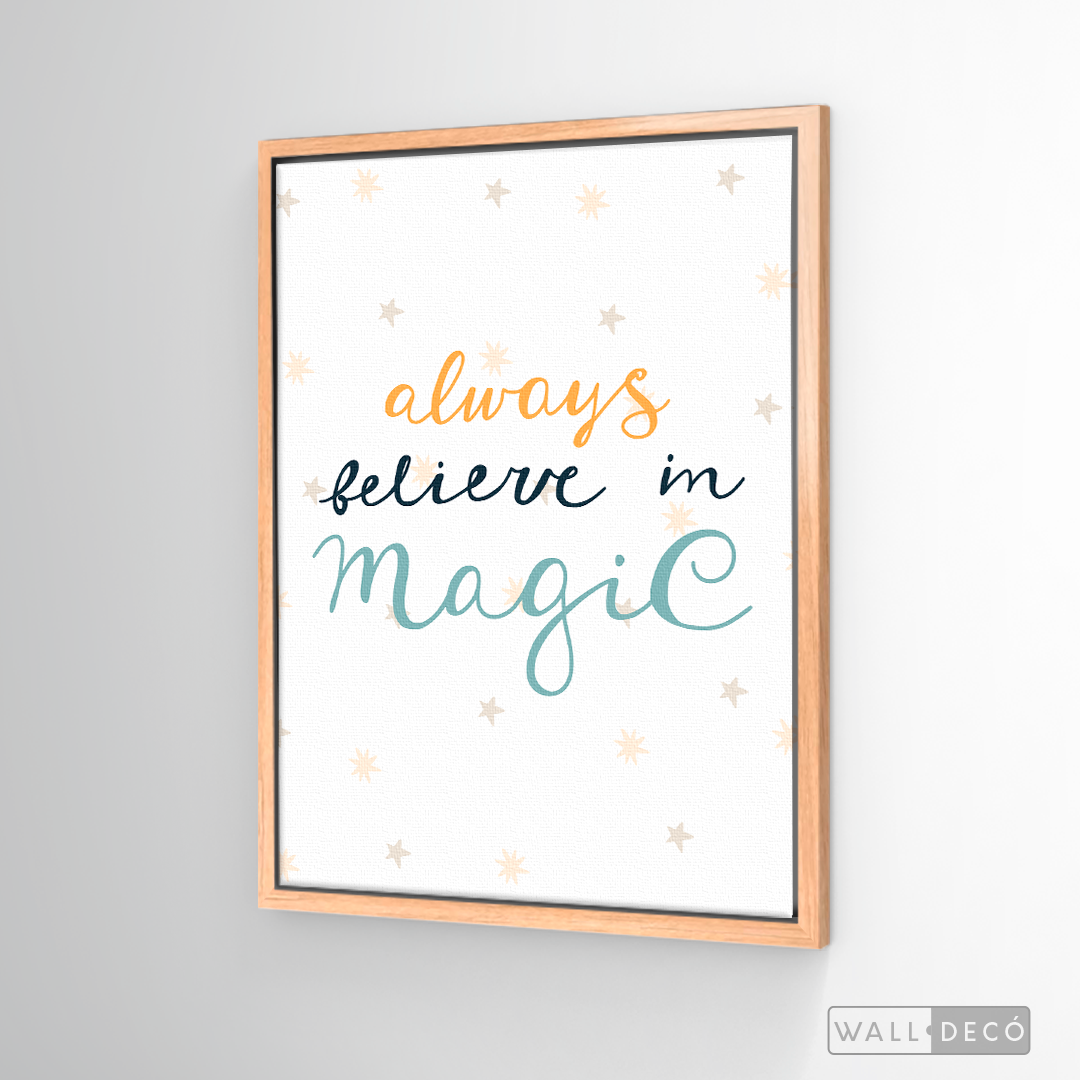 Cuadro Infantil Always Believe