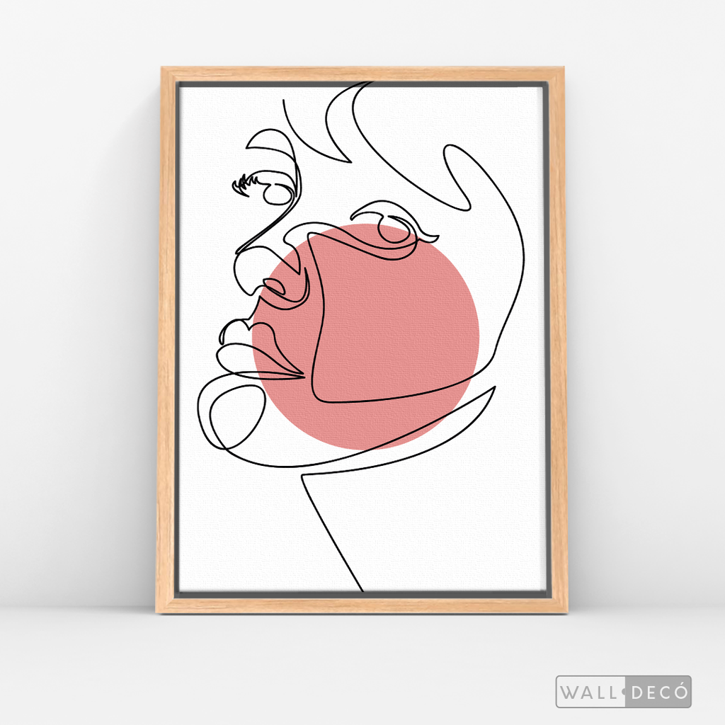 Cuadro Face Lines Eva