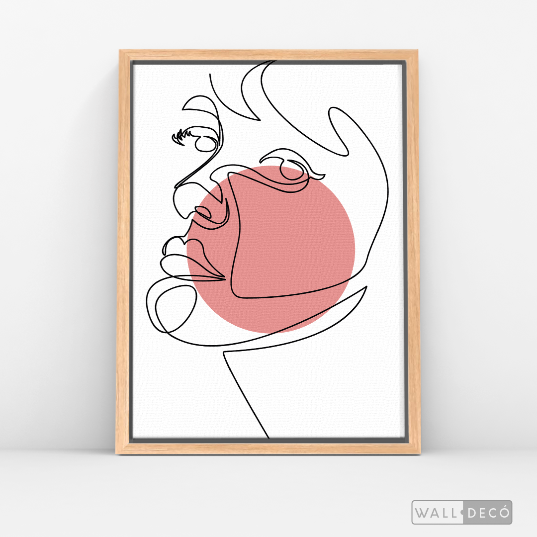 Cuadro Face Lines Eva