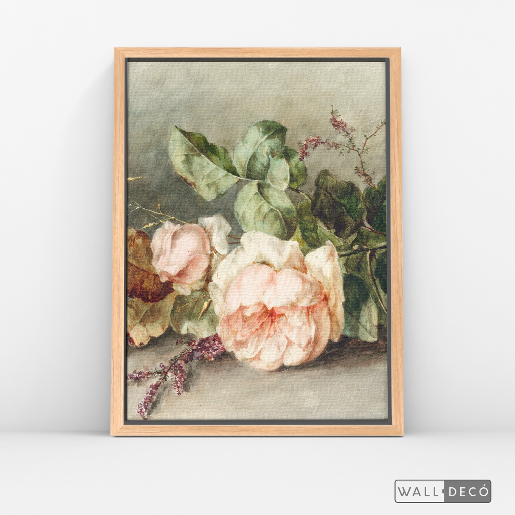 Cuadro Arte Vintage Rose