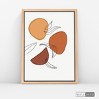 Cuadro Minimalista Cerezas