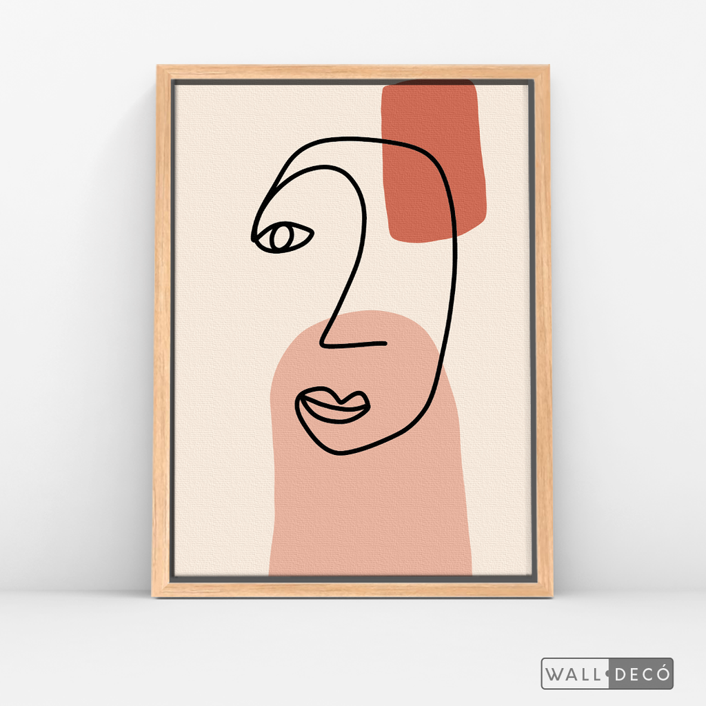 Cuadro Rostros Abstractos Cleo