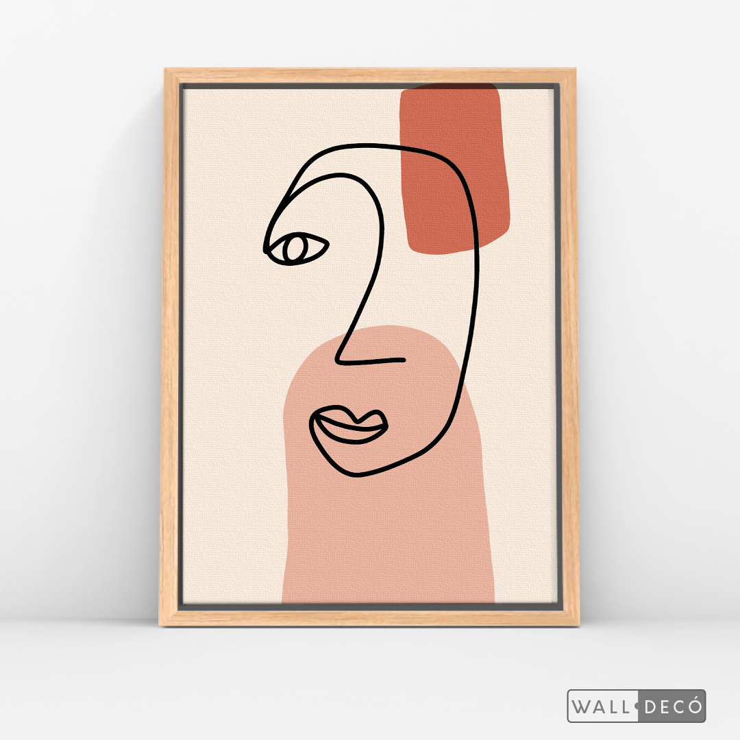 Cuadro Rostros Abstractos Cleo