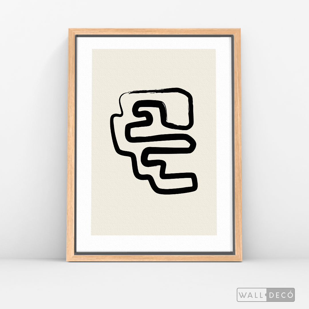 Cuadro Minimalista Line Art