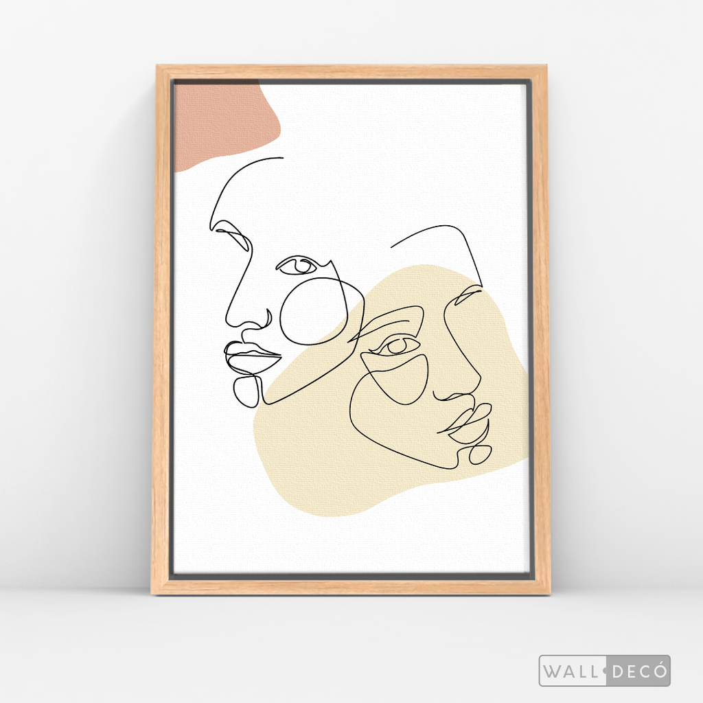 Cuadro Face Lines Cercanía