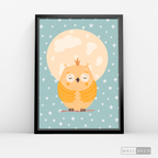 Cuadro Infantil Little Buho