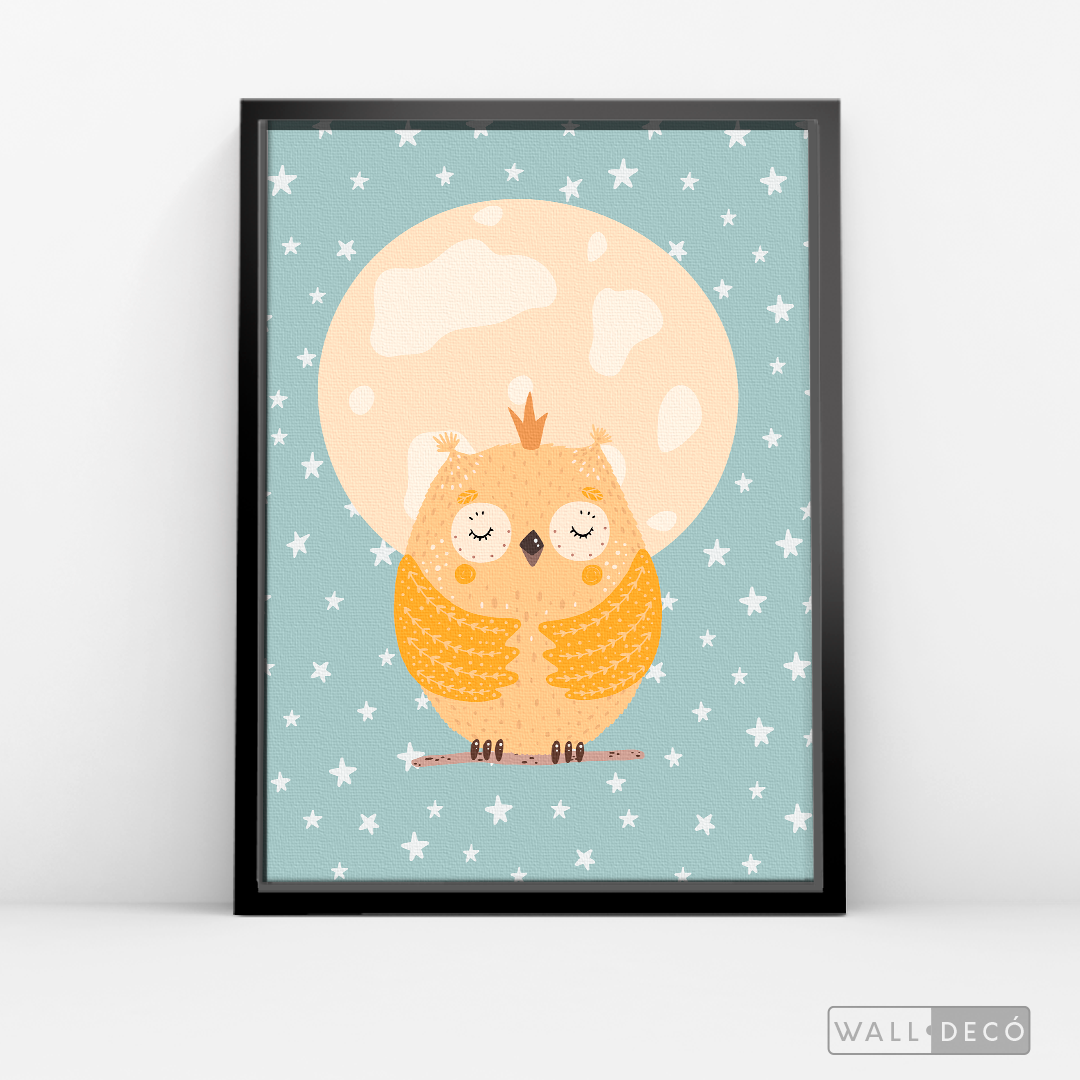 Cuadro Infantil Little Buho