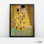 Cuadro Arte El Beso, Gustav Klimt