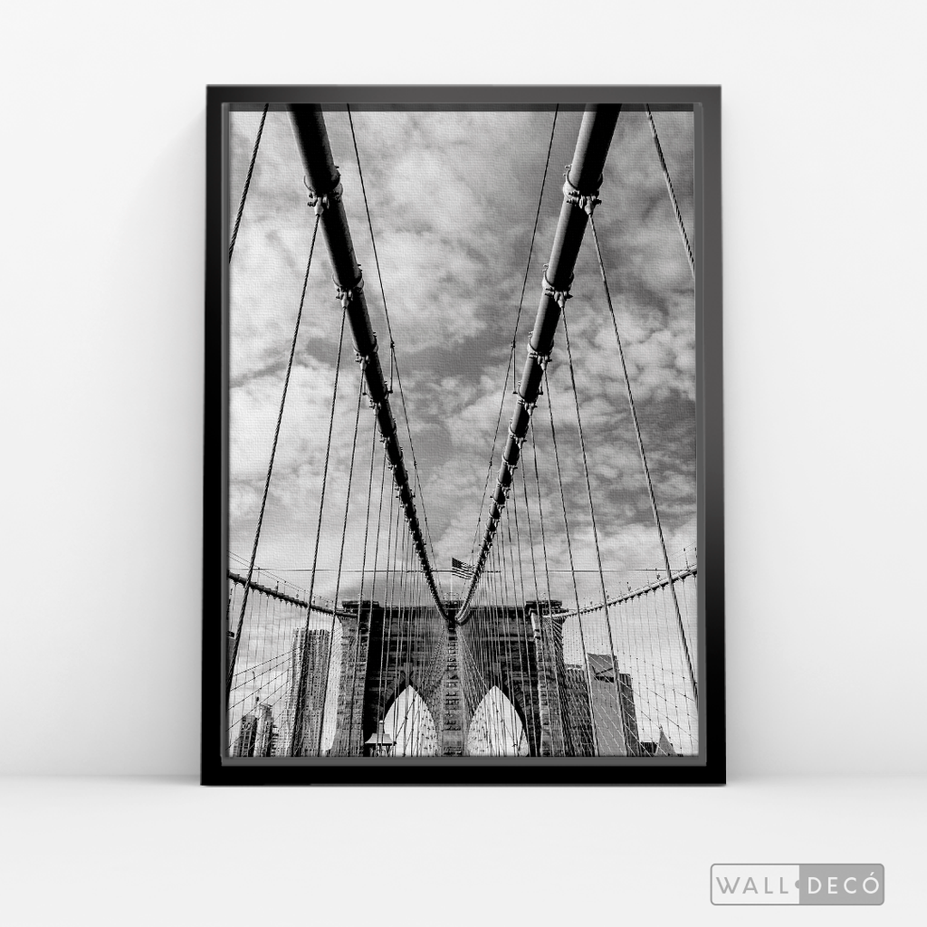 Cuadro New York Brooklyn Bridge Vertical