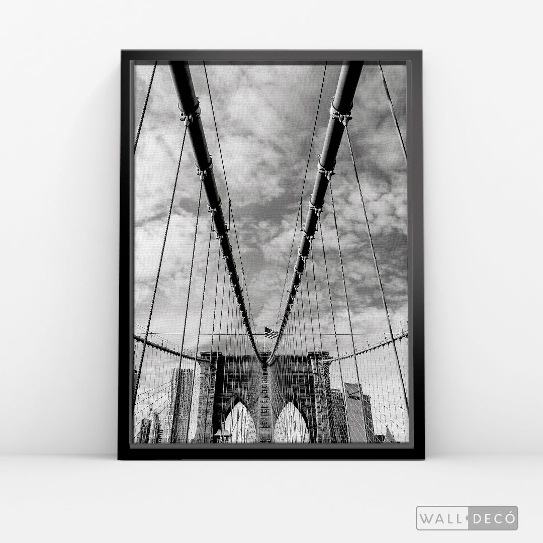 Cuadro New York Brooklyn Bridge Vertical