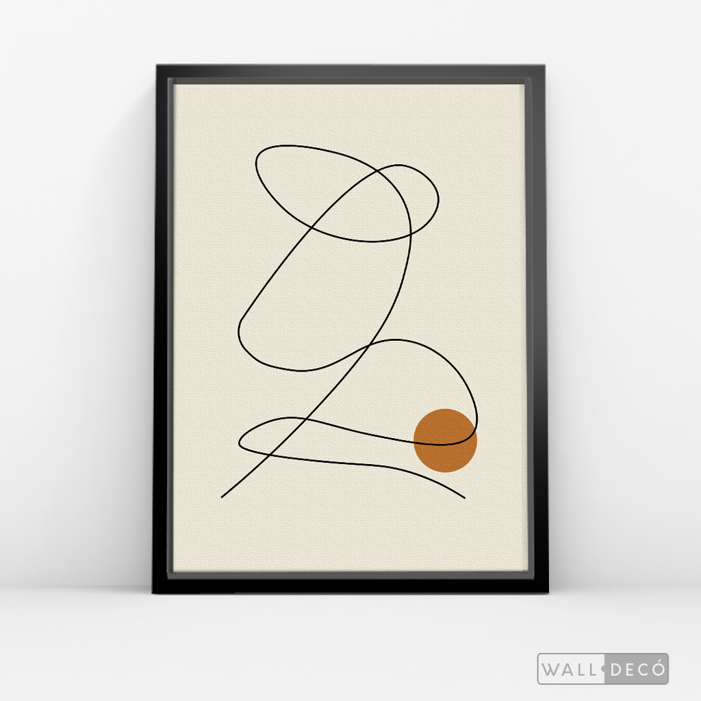Cuadro Minimalista Knot Café