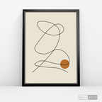 Cuadro Minimalista Knot Café