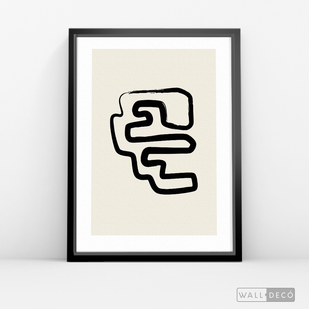 Cuadro Minimalista Line Art