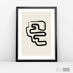 Cuadro Minimalista Line Art