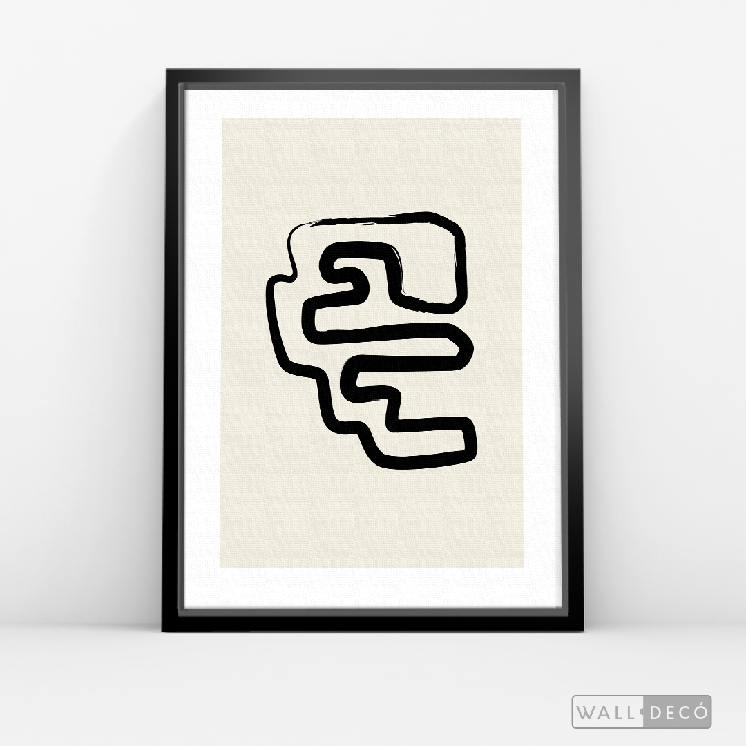 Cuadro Minimalista Line Art
