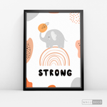 Cargar imagen en el visor de la galería, Cuadro Infantil Elefante Strong
