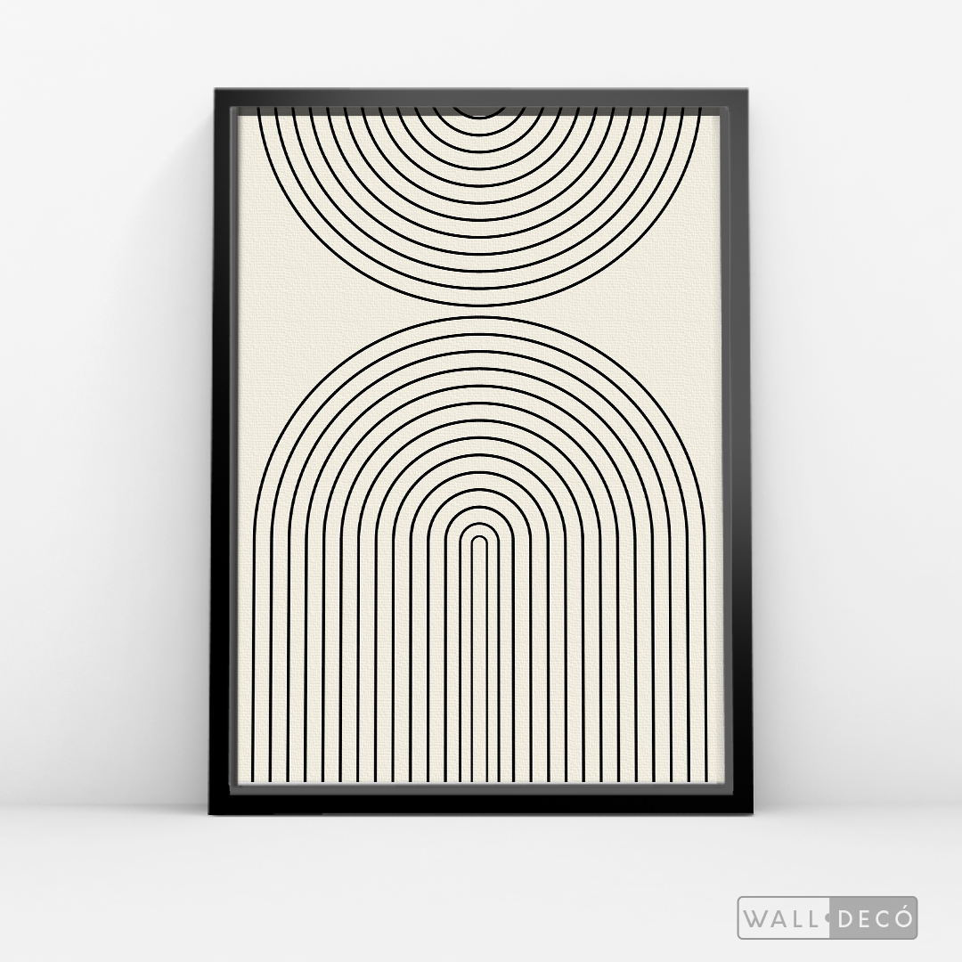 Cuadro Minimalista Line Art Infinito