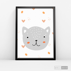 Cuadro Infantil Lindo Gatito
