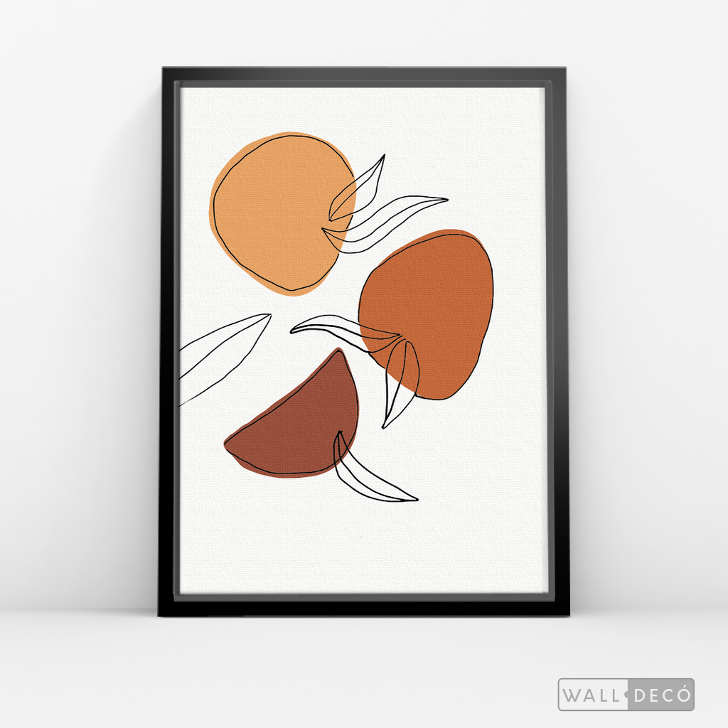 Cuadro Minimalista Cerezas