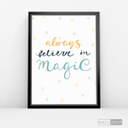 Cuadro Infantil Always Believe