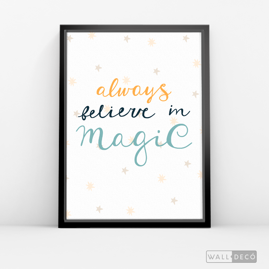 Cuadro Infantil Always Believe