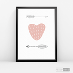 Cuadro Infantil Corazon
