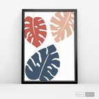 Cuadro Boho Monstera color