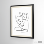 Cuadro Minimalista Figura Humana