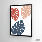 Cuadro Boho Monstera color