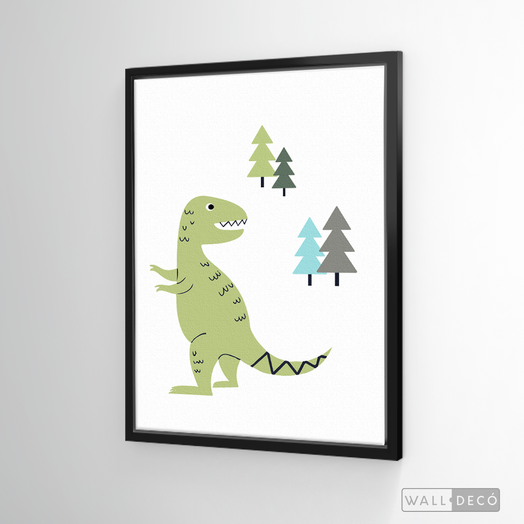 Cuadro Infantil Dinosaurio
