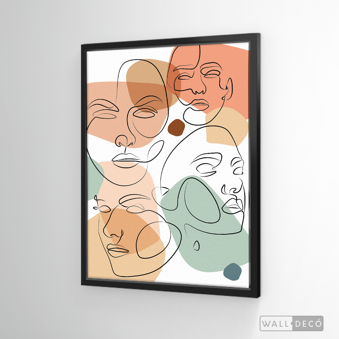 Cuadro Face Line Mujeres