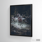 Cuadro Animales Ciervo Rojo (B)