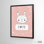 Cuadro Infantil Bunny Cute