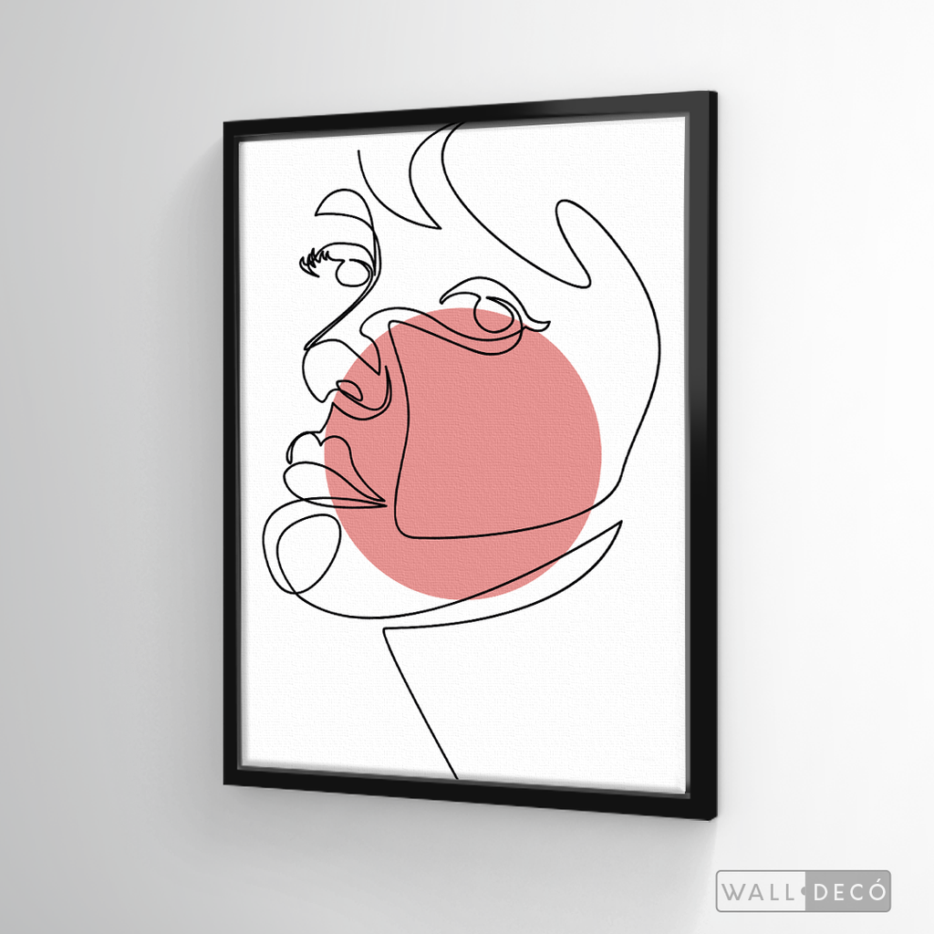 Cuadro Face Lines Eva